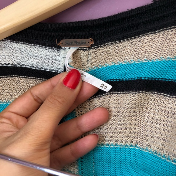 FREE PEOPLE BOHO RARE LINEN DUSTER XS - Picture 8 of 13